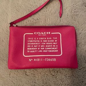 Coach wristlet